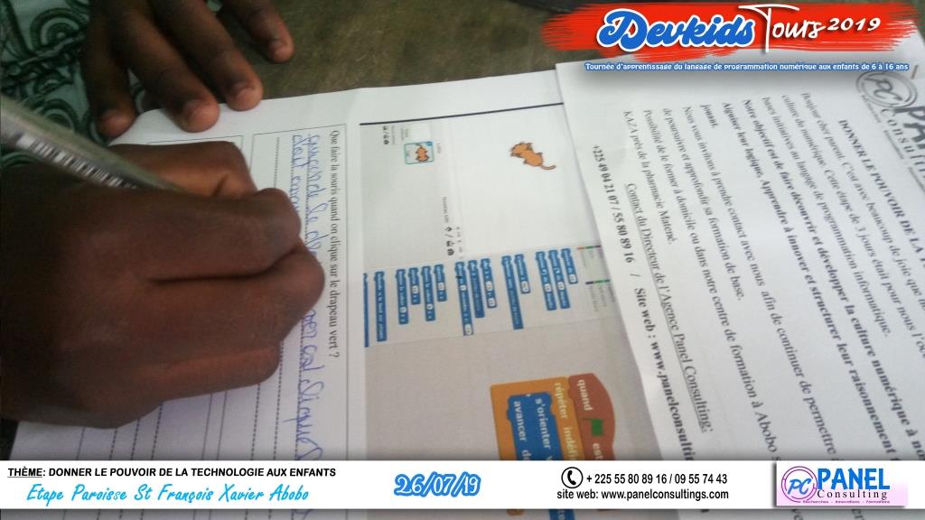 Devkids-codage abobo St Francois Xavier-panel-consulting 111-2019